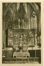 hallstatt, marienaltar der pfarrkirche
