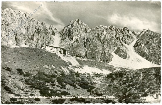 innsbruck, nordkettenbahn, station seegrube