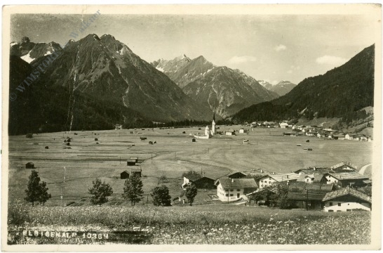 elbigenalp, ortsansicht