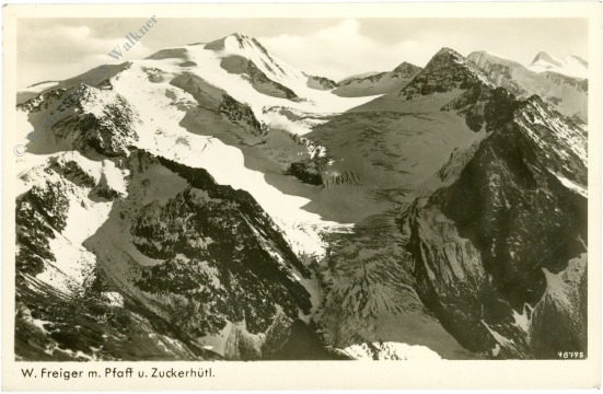 stubaier alpen, wilder freiger mit pfaff und zuckerhütl