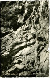 muggendorf, steinwandklamm, große leiter am rudolf deckersteig