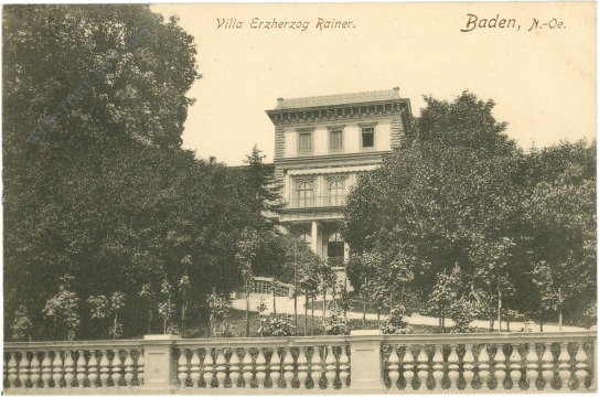 baden, villa erzherzog rainer