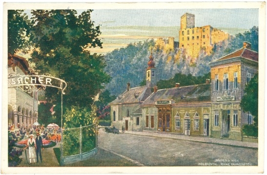 baden, ruine rauhenstein, helenental