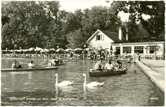 baden, teich im doblhoffpark