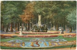 baden, undine brunnen im kurpark von kassin