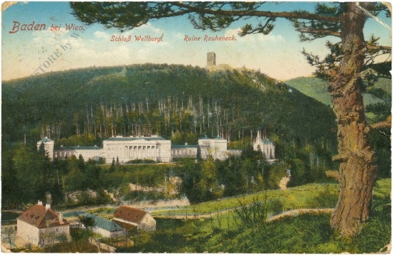 baden, schloss weilburg, ruine rauheneck