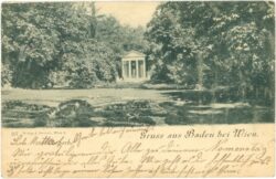 baden, gruss aus, kurpark