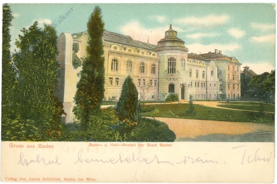 baden, bade und heilanstalt der stadt baden