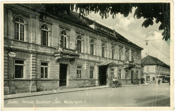 baden, pension goldener löwe, weilburgstraße 1