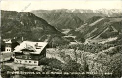 bürgeralpe, berghotel gegen hochschwab