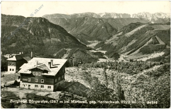 bürgeralpe, berghotel gegen hochschwab