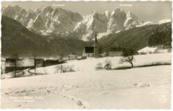 gosau, winteransicht