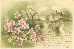 landschaft mit veilchen