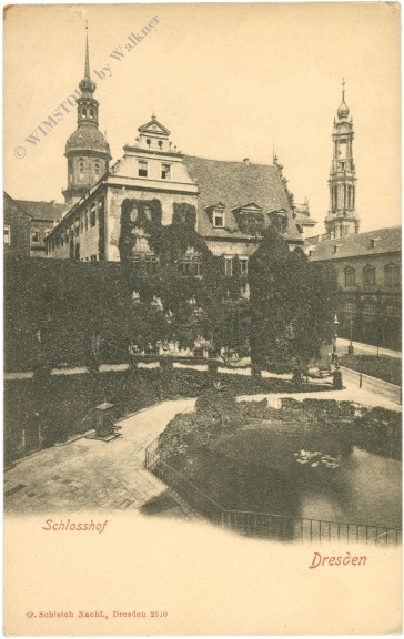 dresden, schlosshof