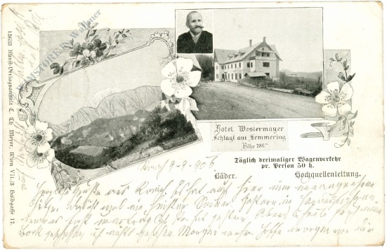 raach im hochgebirge, hotel westermayer, schlagl am semmering