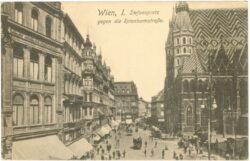 wien 1, stefansplatz gegen die rotenturmstraße