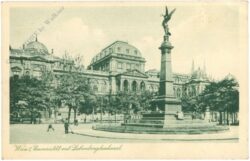 wien 1, universität mit liebenbergdenkmal