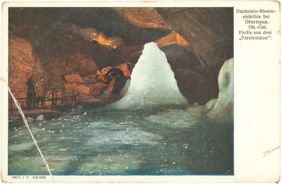 dachstein, rieseneishöhle, partie aus dem parzivaldom