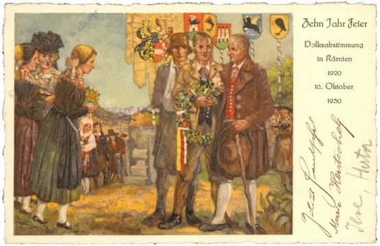 kärnten: 10 jahr feier volksabstimmung in kärnten 1920 10. oktober 1930
