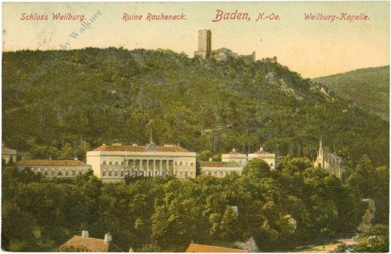baden, schloss weilburg, ruine rauheneck, weilburg kapelle
