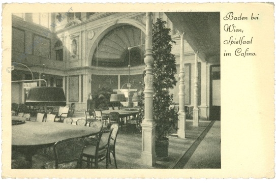 baden, spielsaal im casino