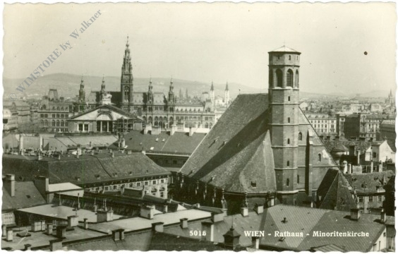 wien 1, rathaus, minoritenkirche