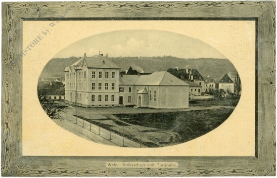 weiz, volksschule und turnhalle