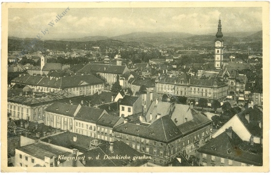 klagenfurt, von der domkirche gesehen