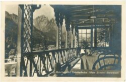 gstatterboden, hotelterrasse
