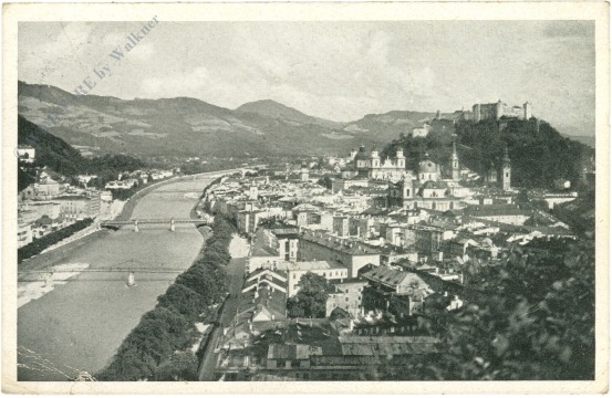 salzburg, vom elektr. aufzug am mönchsberg