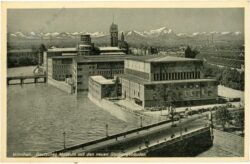 münchen, deutsches museum mit den neuen studiengebäuden