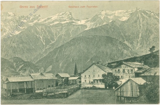 tobadill, gruss aus, gasthaus zum touristen