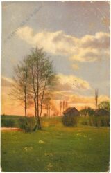 haus mit bäumen