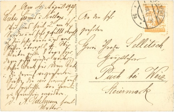 maria wörth, abendstimmung