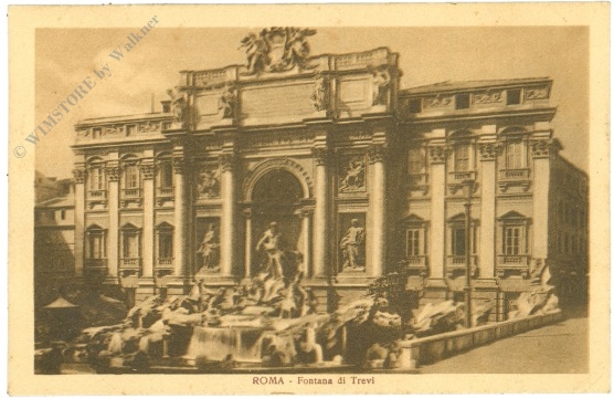 rom, trevi brunnen