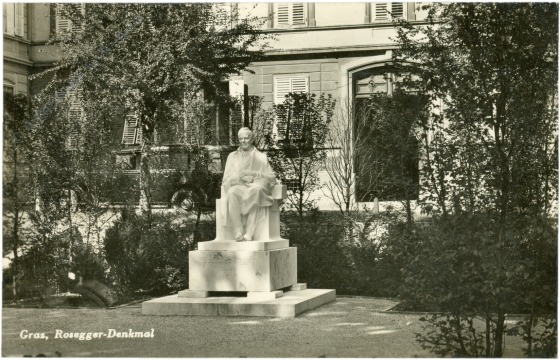 graz, rosegger denkmal