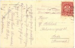 zürich, rathausquai werbekarte grieder & cie