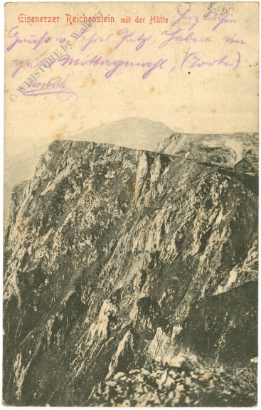 eisenerz, eisenerzer reichenstein mit der hütte