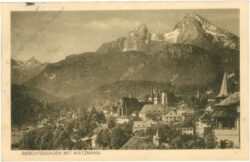 berchtesgaden, mit dem watzmann