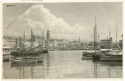 split, hafenansicht split, hafenansicht