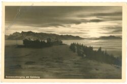 salzburg, sonnenuntergang am gaisberg
