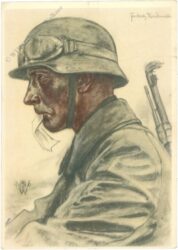 kradmelder einer panzer vorausabteilung w. willrich