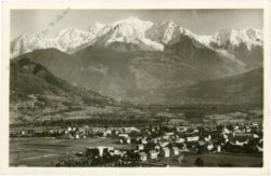 sallanches, et le mont blanc