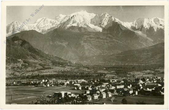 sallanches, et le mont blanc sallanches, et le mont blanc