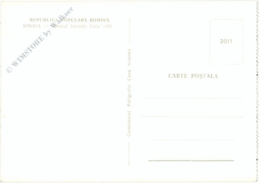 sinaia, hotel turistic cota