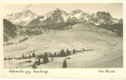 lofer, loferalm gegen steinberge