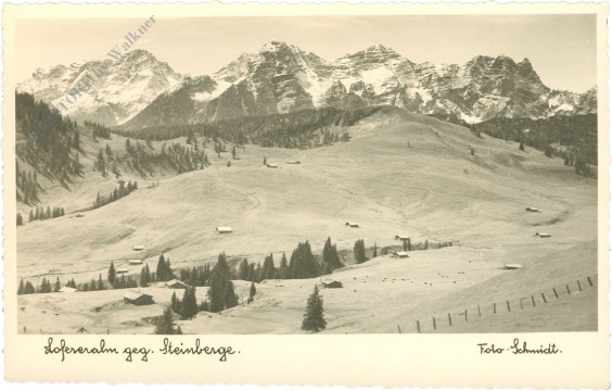 lofer, loferalm gegen steinberge