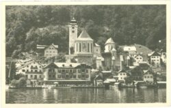 hallstatt, ortsansicht hallstatt, ortsansicht