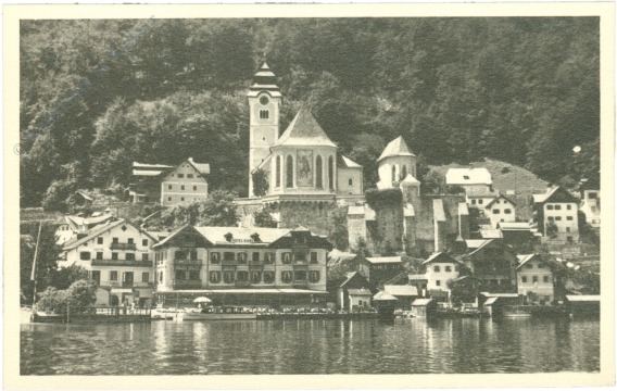 hallstatt, ortsansicht