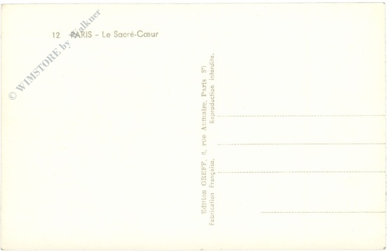 paris, le sacre coeur